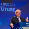 Jean-Claude Juncker, presidente de la Comisión Europea, presenta las propuestas de la Comisión para el nuevo presupuesto de la UE el 2 de mayo en Bruselas. Foto: Etienne Ansotte / © European Union, 2018