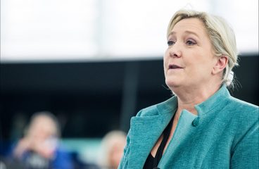 Marine Le Pen, presidential candidate in France, last year in the European Parliament. Photo: © European Union 2016 - European Parliament (CC BY-NC-ND 2.0)