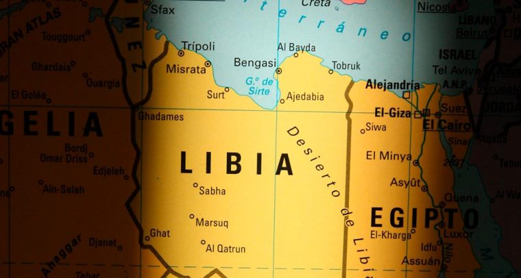 Mapa de Libia. Foto: Olga Berrios (CC BY 2.0). Blog Elcano