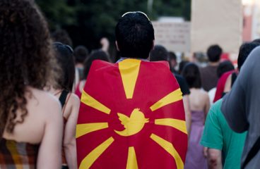 Protestas en Skopje. Foto: Mite Kuzevski (CC BY-NC 2.0). Blog Elcano