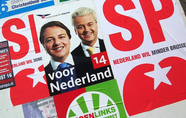 Barry Madlener y Geert Wilders en un cartel de las Elecciones al Parlamento Europeo (2009). Foto: screenpunk (CC BY-NC 2.0). Blog Elcano