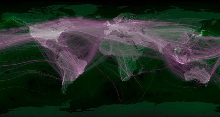 La dimensión internacional de la ciberseguridad. Mapa del mundo. Foto: Eric Fischer (CC BY 2.0)