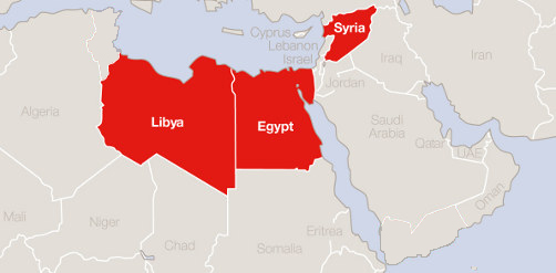 Libia, Egipto y Siria. Blog Elcano