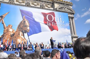 Marine Le Pen durante un mitin del Frente Nacional (2012). Foto: Blandine Le Cain / Flickr (CC BY 2.0). Blog Elcano