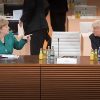 Angela Merkel y Donald Trump durante la tercera sesión de trabajo del G20 en Hamburgo (8/7/2017). Foto: © Bundesregierung/Bergmann / G20. Blog Elcano