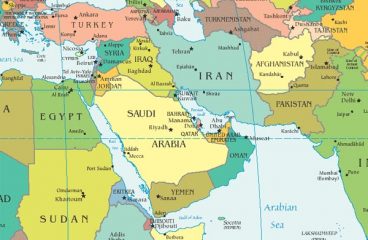 Mapa de Oriente Medio - Middle East Map. Blog Elcano