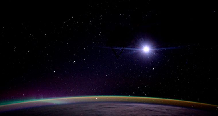 Salida de la Luna desde la Estación Espacial Internacional (2016). Foto: NASA/Kate Rubins (CC BY-NC 2.0). Blog Elcano