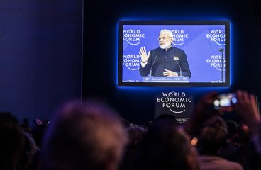 Big states, big business, troubled societies. Narendra Modi (Prime Minister of India) at the World Economic Forum 2018. Photo: World Economic Forum (CC BY-NC-SA 2.0).