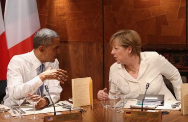 Barack Obama, presidente de EEUU, y Angela Merkel, canciller de Alemania. Foto: eleconomista.es. Blog Elcano
