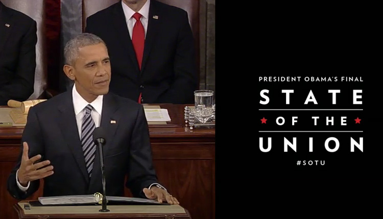 Barack Obama. 2016 State of the Union / The White House. Blog Elcano