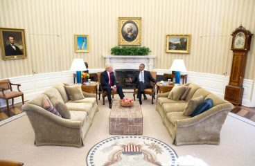 Encuentro entre Barack Obama y Donald Trump en el Despacho Oval (10/11/2016). Foto: The White House / Pete Souza. Blog Elcano