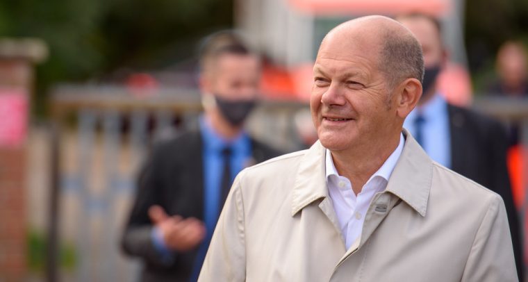 The potential new German coalition: power and technology. Olaf Scholz, Chancellor of Germany. Photo: Dirk Vorderstraße (CC BY 2.0). Elcano Blog