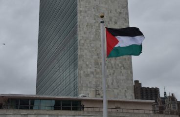 Bandera de Palestina en ONU. Foto: Chris Melzer/picture-alliance/dpa/AP Images. Blog Elcano