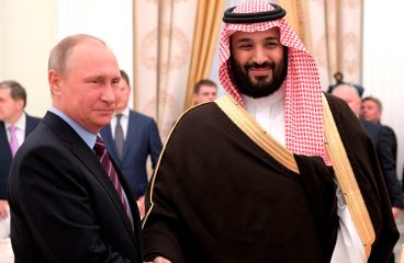 Vladimir Putin (presidente de Rusia) y Mohamed bin Salman (príncipe heredero de Arabia Saudí) durante un encuentro en Moscú en 2017. Foto: Kremlin.ru (CC BY 4.0). Blog Elcano