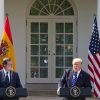 Donald Trump y Mariano Rajoy en la rueda de prensa en la Casa Blanca el pasado martes. Foto: La Moncloa (CC BY-NC-ND 2.0)