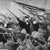 Manifestación a favor de la república en Petrogrado, marzo de 1917. Foto: Edward Alsworth Ross (The Russian Bolshevik revolution, 1921) vía Wikimedia Commons (Dominio público). Blog Elcano