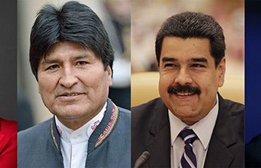 Populismo y nueva coyuntura política en América Latina. De izquierda a derecha: Dilma Rousseff, Evo Morales, Nicolás Maduro y Mauricio Macri. Blog Elcano