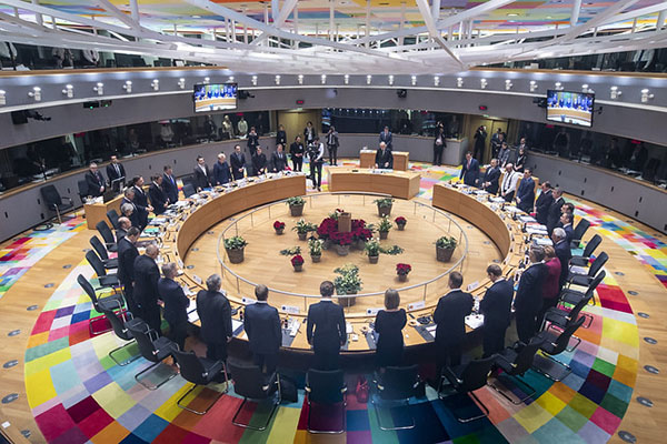 Sala de reuniones del Consejo Europeo. Foto: Moncloa (CC BY-NC-ND 2.0)