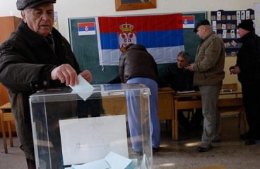 Elecciones presidenciales serbias del 2014. Imagen vía Serbian Monitor (CC BY-NC-ND 3.0 ES). Blog Elcano