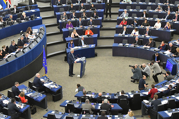 El discurso sobre el futuro de la Unión. Jean-Claude Juncker, presidente de la Comisión Europea, da hoy el Discurso sobre el Estado de la Unión ante el Parlamento Europeo en Estrasburgo.