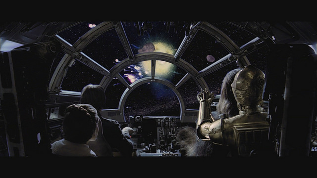 Escena de “Star Wars” o “La Guerra de las Galaxias” (también conocida como “Star Wars: Episodio IV - Una nueva esperanza”). Foto: TNS Sofres / Flickr. Blog Elcano