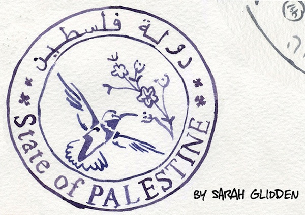 State of Palestine, de Sarah Giddens. Basado en el proyecto de Khaled Jarrar / Cartoon Movement. Blog Elcano