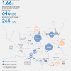 Mapa de la situación humanitaria en Sudán del Sur (a noviembre de 2015). Fuente: Humanitarian Needs Overview - South Sudan, OCHA. Blog Elcano