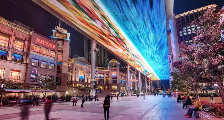 Asia's longest LED screen, The Place, in Beijing, China. Photo: Trey Ratcliff (CC BY-NC-SA 2.0)