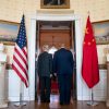 Donald Trump (presidente de EEUU) y Liu He (viceprimer ministro de China) en la firma de la Fase 1 del Acuerdo Comercial entre EEUU y China el pasado 15 de enero. Foto: Shealah Craighead / The White House (Dominio público). Blog Elcano
