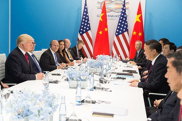 Donald J. Trump and Xi Jinping at the G20 Summit in Germany (2017). Photo: The White House (Official White House Photo by Shealah Craighead) (Public domain). Elcano Blog