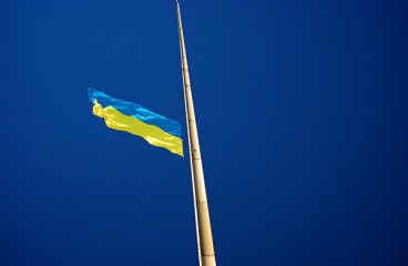 Bandera de Ucrania en Kiev. Foto: Oleksii Leonov (CC BY 2.0)
