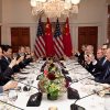 Trump, en la trampa china. Delegaciones de EEUU y China en la 13ª ronda de negociaciones comerciales (octubre de 2019). Foto: @USTreasury. Official White House photo/Keegan Barber