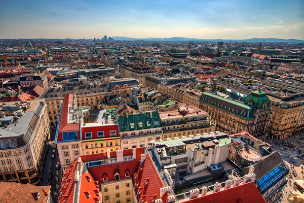 View of Vienna from Stephen's Church. Photo: Miroslav Petrasko (CC BY-NC-ND 2.0)