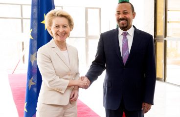 Ursula von der Leyen, presidenta de la Comisión Europea, y Abiy Ahmed, presidente de Etiopía. Foto: Etienne Ansotte / ©European Union, 2019. EC – Audiovisual Service. Blog Elcano