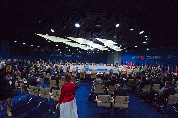 Meeting of the North Atlantic Council at the NATO Summit in Warsaw. Photo: NATO