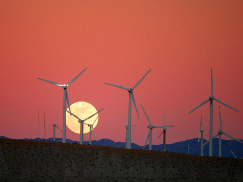 Wind farm in California. Photo: Chuck Coker (CC BY-SA 2.0)