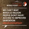Día Mundial del Retrete - World Toilet Day. Un Water - Blog Elcano