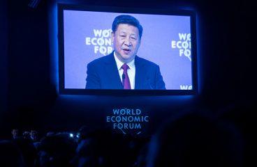 Sesión plenaria con Xi Jinping, presidente de la República Popular de China, en el Foro Económico Mundial 2017. Foto: Valeriano Di Domenico / World Economic Forum. Blog Elcano