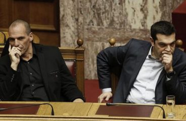 Yanis Varoufakis and Alexis Tsipras. Photo: EFE