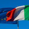 Europe and Italy flags.. Photo: Ewan Topping (CC BY 2.0)