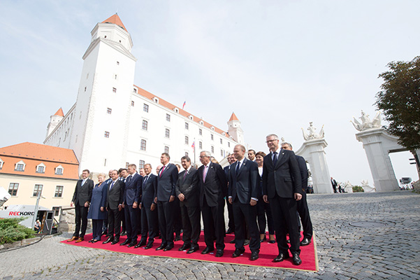 The Bratislava Summit and the Blue Danube – or thinking about Europe’s future. Family photo of the informal summit of EU 27 last September in Bratislava