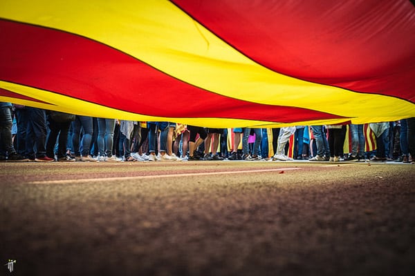 Sedition in Catalonia (1): On the brink. Photo: Sasha Popovic (CC BY-NC-ND 2.0). Elcano Blog