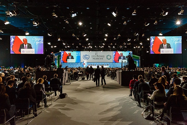 UN Secretary-General António Guterres during COP24 in Katowice. Photo: Sebastian Indra/MSZ (CC BY-NC 2.0)