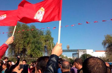 Túnez, la democracia en peligro. Manifestación contra los atentados en la avenida Habib Bourguiba.