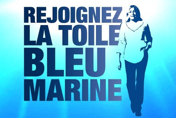 (Marine Le Pen. Rassemblement Bleu Marine - Press 75)