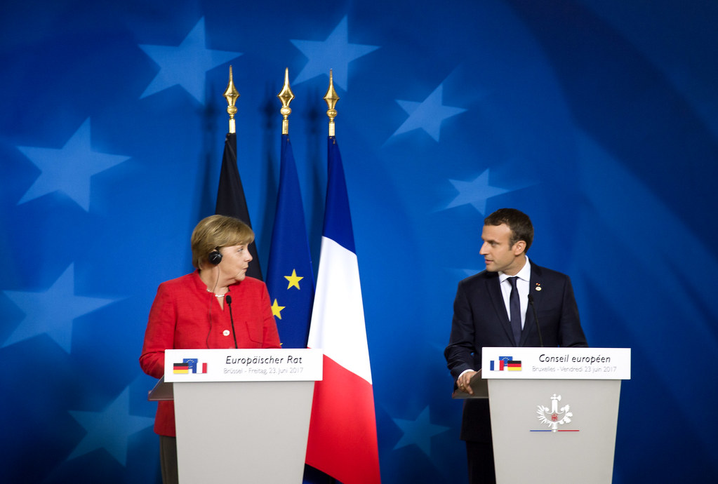 Germany and France: ready to tango? Angela Merkel and Emmanuel Macron during the European Council meeting.