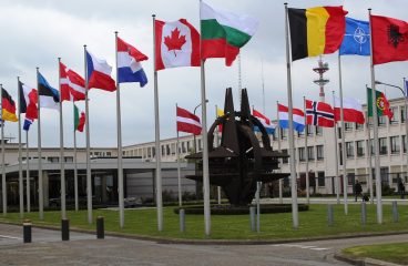 Trump and the defence of Europe. NATO headquarters in Brussels.
