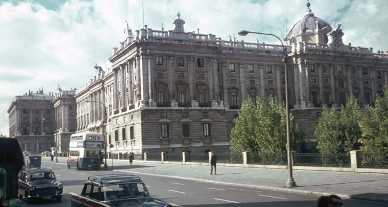 The Royal Palace of Madrid (Spain) in the 1960s. Photo: foundin_a_attic (CC BY 2.0). Elcano Blog