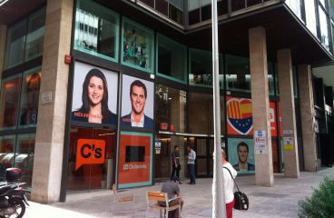 Ciudadanos (Cs) headquarters in Barcelona, Spain (2015). Photo: Kippelboy (Wikimedia Commons / CC0 1.0). Elcano Blog