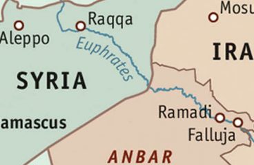 ¿De dónde le viene al Estado Islámico la idea de quemar vivo a un rehén? Mapa de Siria e Iraq.Mapa de Siria e Iraq.